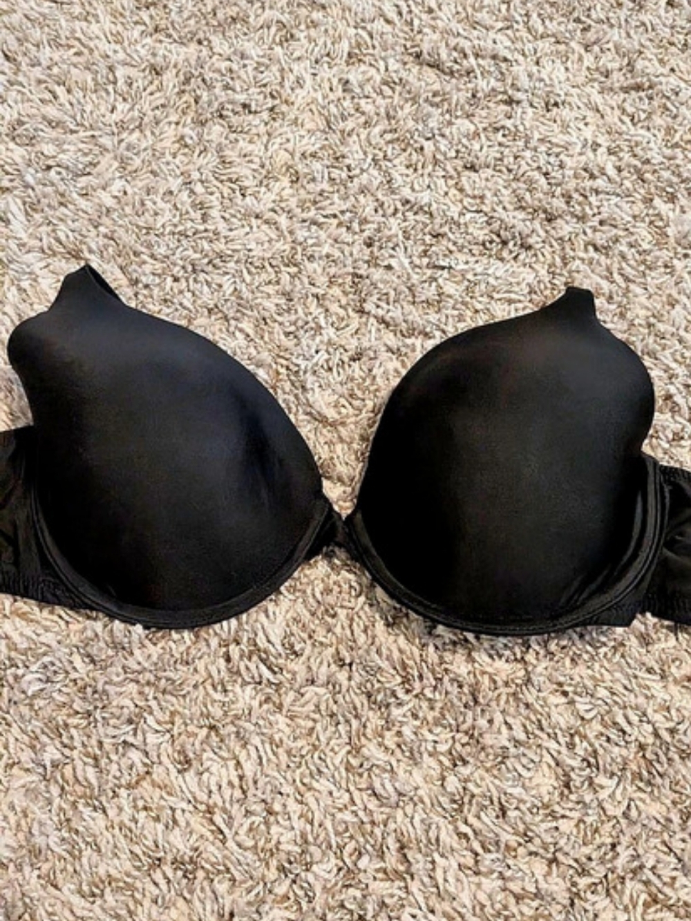 Victoria's Secret Perfect Coverage Bra Black 36D